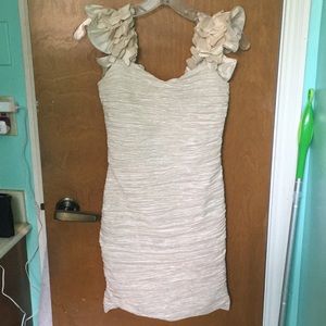 Cream/Nude Homecoming dress for PETITE girls!